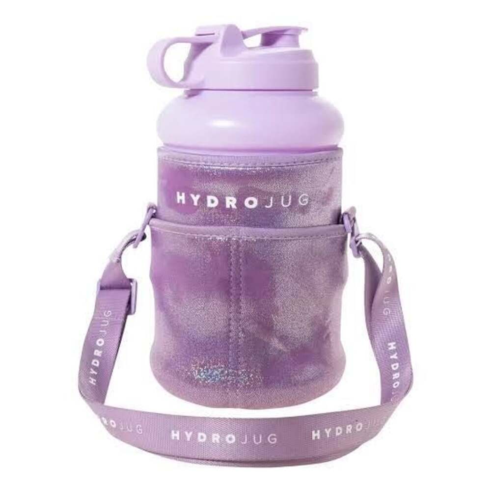 HydroJug Lilac Water Bottle with Galaxy Sleeve